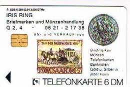 GERMANIA (GERMANY) - DEUTSCHE TELEKOM (CHIP) - 1994 IRIS RING          K 256  (TIR . 3000) - USED - RIF. 5747 - Francobolli & Monete