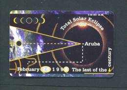 ARUBA  -  Chip Phonecard As Scan - Aruba