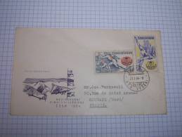 Enveloppe De 1964 - Ski, Patinage Artistique - Tchécoslovaquie - Pattinaggio Artistico