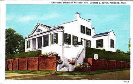 Mississippi Natchez Cherokee Home Of Mr And Mrs Charles J Byrne - Andere & Zonder Classificatie