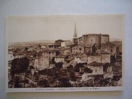 5 - JOYEUSE - (Ardèche). - L´Hôpital, La Mairie Et Le Quartier Du Château - Joyeuse