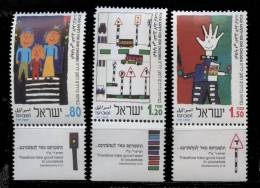 Israel ** N° 1211  à 1213 -  Sécurité Sur La Route - Unused Stamps (with Tabs)