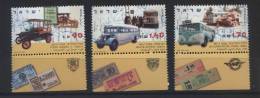 Israel ** N° 1263  à 1265 - Transport Public - - Unused Stamps (with Tabs)