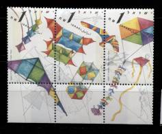 Israel ** N° 1284 à 1286 -  Cerf - Volants  - - Unused Stamps (with Tabs)