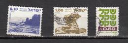 ISRAEL ° YT N° 657 658 776 - Used Stamps (without Tabs)