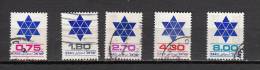 ISRAEL ° YT N° 5 TIMBRES DE REMPLACEMENT DONT  754 755 - Oblitérés (sans Tabs)