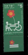 Israel ** N° 1343 -  Handicapés - Ungebraucht (mit Tabs)