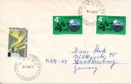 ANTARCTIQUE AUSTRALIEN. Enveloppe Polaire De 1977. Base Mawson. - Onderzoeksstations