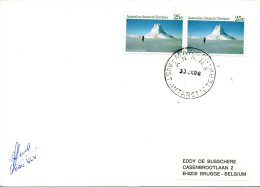 ANTARCTIQUE AUSTRALIEN. Enveloppe Polaire De 1986. Base Mawson. - Estaciones Científicas
