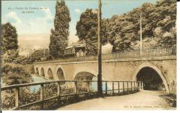 CPA  Viaduc Du Chemin De Fer De LAON  7660 - Opere D'Arte