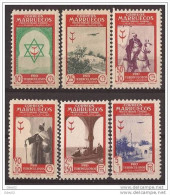 MA291-L4094TARM.Maroc.Mar Occo. PRO TUBERCULOSOS .MARRUECOS  ESPAÑOL 1948 (Ed 291/6**) Sin Charnela .MUY BONITOS - Mezquitas Y Sinagogas