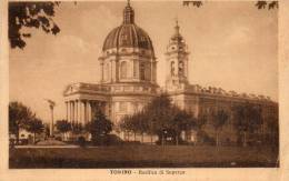 1928   CARTOLINA -  TORINO BASILICA DI SUPERGA - Churches