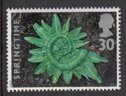 Great Britain Scott #1593 MNH 30p Garlic Leaves - Sculptures By Andy Goldsworthy - Ungebraucht