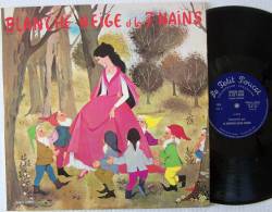 LP Enfant BLANCHE NEIGE & Les 7 Nains   (FRENCH)  M / Mint    Parfait état - Enfants