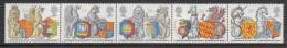 Great Britain Scott #1800a MNH Strip Of 5 26p Queen's Beasts - Nuovi