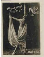 CHROMO Artistes PIN UP  Cigarettes MELIA : " Miss Bell " - Melia