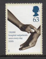 Great Britain Scott #1817 MNH 63p Taking Pulse, 130000 Hospital Outpatients Seen Every Day - NHS - Nuovi