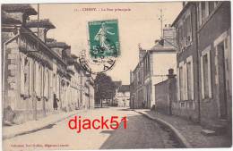 89 - CHENY (Yonne) - La Rue Principale - 1912 - Cheny