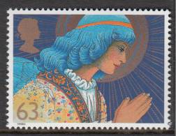 Great Britain Scott #1838 MNH 63p Angel Praying - Christmas - Unused Stamps