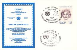 EINSTEIN STAMPS ON PC 1979 ITALIA - Albert Einstein