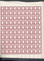 ICELAND, 50 Aur Frederic VIII - FULL SHEET OF 100 Stamps Never Hinged! - Unused Stamps