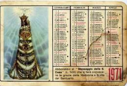 Calendarietto - 1971 Madonna Di Loreto - Kleinformat : 1971-80