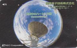 Télécarte Japon - ESPACE - Parabole - SPACE Japan Phonecard - Satellitenschüssel  Telefonkarte - 360 - Spazio