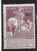 Belgique 95 * - 1910-1911 Caritas