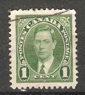 Canada  1937  King George VI  (o) - Used Stamps