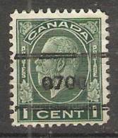 Canada  1932  King George V  (o) - Préoblitérés