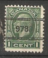 Canada  1932  King George V  (o) - Vorausentwertungen