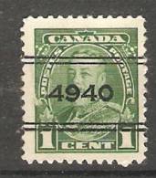 Canada  1932  King George V  (o) - Precancels