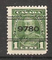 Canada  1932  King George V  (o) - Voorafgestempeld