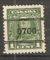 Canada  1932  King George V  (o) - Preobliterati