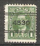 Canada  1937  King George VI  (o) - Precancels