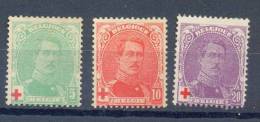 Belgie - Belgique Ocb Nr:  129 - 131 (*) MH No Gum ( Zie   Scan) - 1914-1915 Red Cross