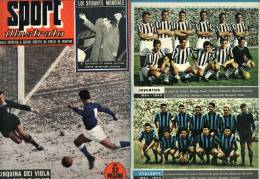 CALCIO FIORENTINA INTER JUVENTUS ATALANTA CAVICCHI PIETRANGELI CANTU' 1955 - Sports