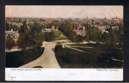 RB 919 - 1907 Postcard - View From Queen's Park Toronto Canada - Super Toronto Station "F" Postmark - 2c Rate To UK - Toronto