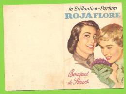 Carte Parfumée - Calendrier 1959 - ROJAFLORE - Bouquet De Fleurs - Brillantine - Parfum - Petit Format : 1941-60