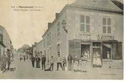 CPA MARCHENOIR (Loir Et Cher) - Hotel Savoire Le Carroir - Marchenoir