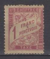 FRANCE TAXE N° 39 * Signé " Calves " - 1859-1959.. Ungebraucht