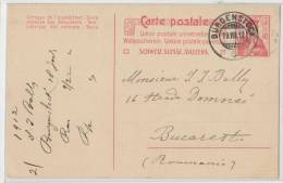 Switzerland - Burgenstock - 1912 - Circulata In Bucuresti - Romania - Autres & Non Classés