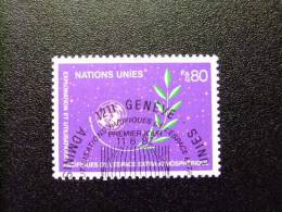 NACIONES UNIDAS GINEBRA 1982 Satelite Y Ilustraciones Yvert Nº 107 º FU - Used Stamps