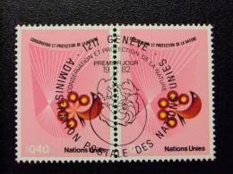 NACIONES UNIDAS GINEBRA 1982 Conservación Y Protección De La Naturaleza (pájaro - Oiseau) Yvert Nº 109 º FU - Used Stamps