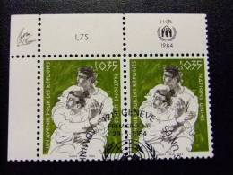 NACIONES UNIDAS GINEBRA 1984 Un Porvenir Para Los Refugiados  (pareja)Yvert Nº 124 º FU - Used Stamps