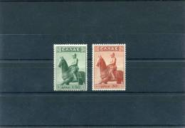 1938-Greece- "King Constantine I Statue" Complete Set MH - Unused Stamps