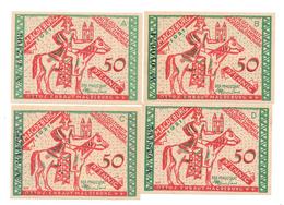**notgeld Magdeburg 4x 50 Pf    Serie Compleet  857.1 - [11] Emissions Locales
