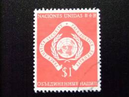 NACIONES UNIDAS 1951 Paz Justicia Seguridad ONU NEW YORK Yvert  N º 11 º FU - Used Stamps