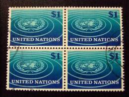 NACIONES UNIDAS 1966 Emblema De La ONU NEW YORK Yvert N º 144 º FU - Gebruikt