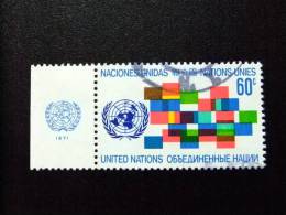 NACIONES UNIDAS 1971 Banderas ONU NEW YORK Yvert N º 216 º FU - Gebruikt